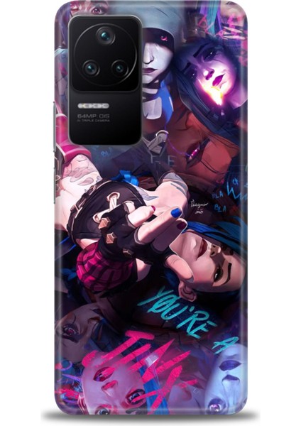 Xiaomi Poco F4 Kılıf Hd Baskılı Kılıf + Seramik Tam Kaplayan Ekran Koruyucu 278