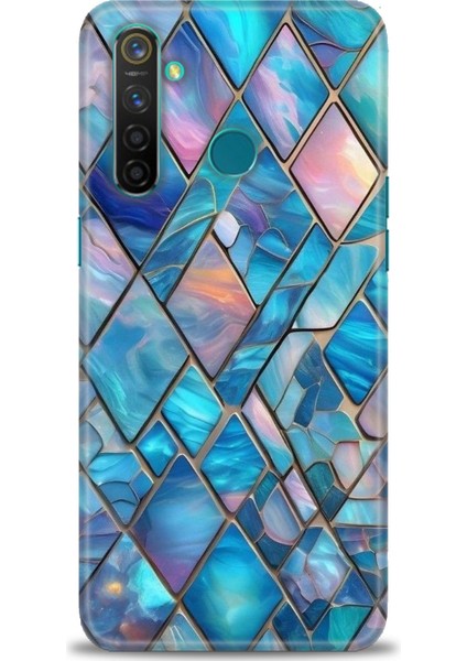 Realme 5 Pro Kılıf Hd Baskılı Kılıf + Seramik Tam Kaplayan Ekran Koruyucu 338