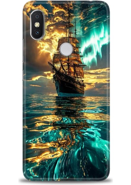 Xiaomi Redmi Note 6 Pro Hd Baskılı Kılıf + Seramik Tam Kaplayan Ekran Koruyucu 237