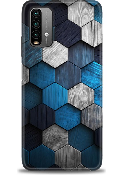 Xiaomi Redmi 9t Hd Baskılı Kılıf + Seramik Tam Kaplayan Ekran Koruyucu 323