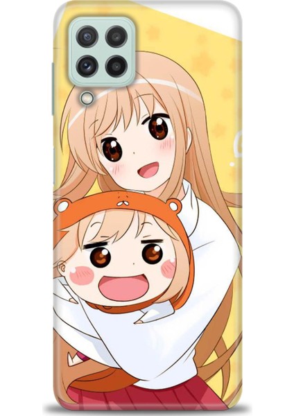 Samsung Galaxy M22 Hd Baskılı Kılıf + Seramik Tam Kaplayan Ekran Koruyucu 498