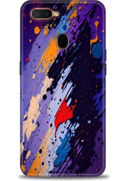 Oppo A12 Kılıf Hd Baskılı Kılıf + Seramik Tam Kaplayan Ekran Koruyucu 436