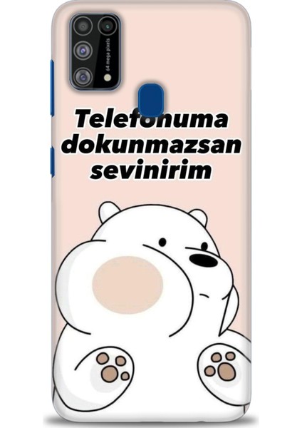 Samsung Galaxy M31 Hd Baskılı Kılıf + Seramik Tam Kaplayan Ekran Koruyucu 158