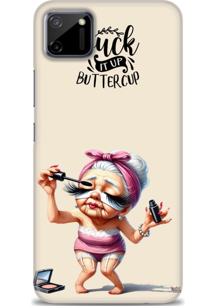 Realme C11 Kılıf Hd Baskılı Kılıf + Seramik Tam Kaplayan Ekran Koruyucu 50