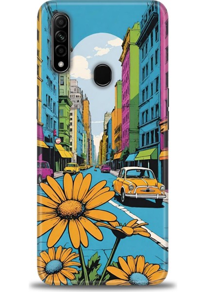 Oppo A31 Kılıf Hd Baskılı Kılıf + Seramik Tam Kaplayan Ekran Koruyucu 449