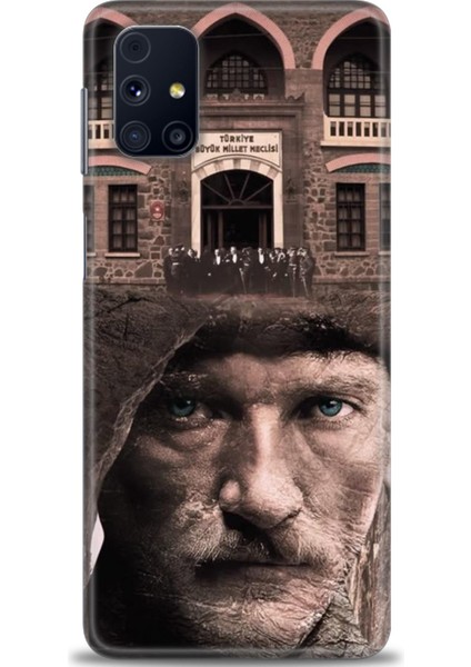 Samsung Galaxy M31S Hd Baskılı Kılıf + Seramik Tam Kaplayan Ekran Koruyucu 30