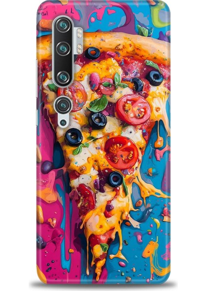 Xiaomi Mi Note 10 Pro Kılıf Hd Baskılı Kılıf + Seramik Tam Kaplayan Ekran Koruyucu 450