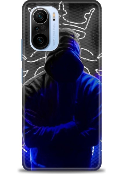 Xiaomi Redmi K40 Hd Baskılı Kılıf + Seramik Tam Kaplayan Ekran Koruyucu 357