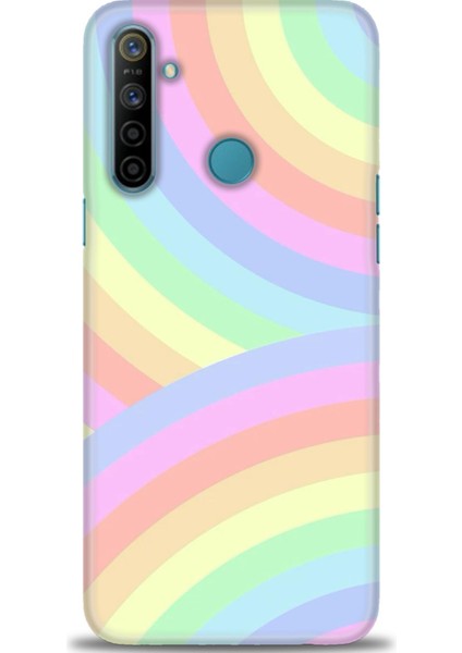 Realme C3 Kılıf Hd Baskılı Kılıf + Seramik Tam Kaplayan Ekran Koruyucu 425