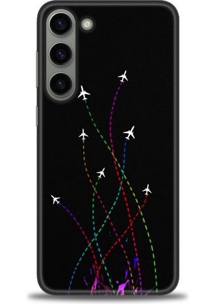 Samsung Galaxy S23 Plus Hd Baskılı Kılıf + Seramik Tam Kaplayan Ekran Koruyucu 388