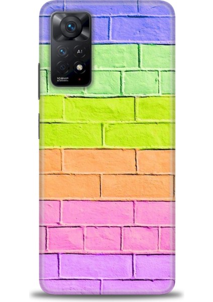 Xiaomi Redmi Note 11 Pro 4g Hd Baskılı Kılıf + Seramik Tam Kaplayan Ekran Koruyucu 439
