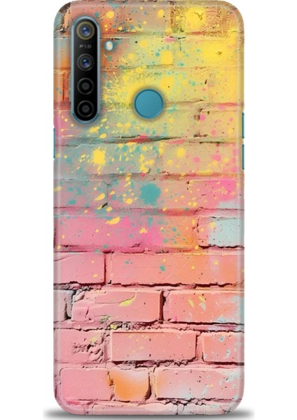 Realme 6i Kılıf Hd Baskılı Kılıf + Seramik Tam Kaplayan Ekran Koruyucu 432