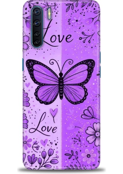 Oppo A91 Kılıf Hd Baskılı Kılıf + Seramik Tam Kaplayan Ekran Koruyucu 298