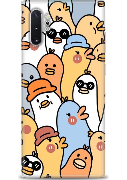 Samsung Galaxy Note 10 Plus Hd Baskılı Kılıf + Seramik Tam Kaplayan Ekran Koruyucu 497