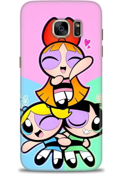 Samsung Galaxy S7 Edge Hd Baskılı Kılıf + Seramik Tam Kaplayan Ekran Koruyucu 130