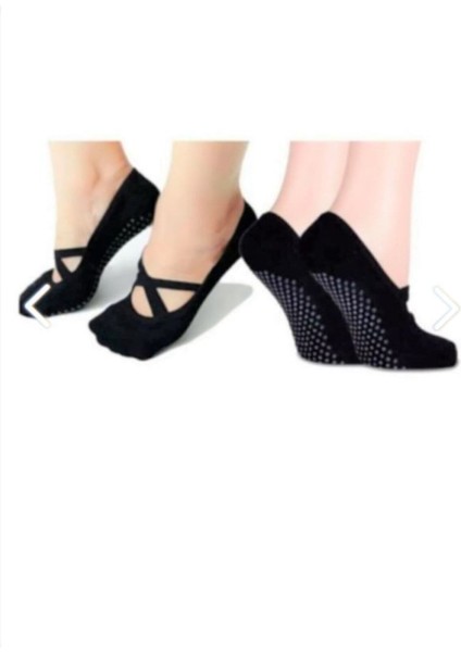 Berg -3 Çift Kaydırmaz Pilates Dans Yoga Çorabı -Pilates 36- 40