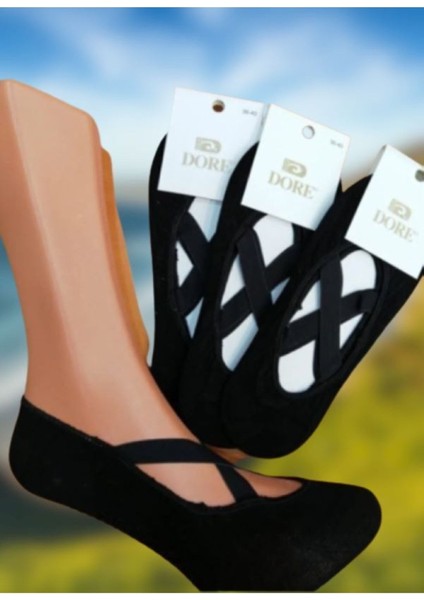 Berg -3 Çift Kaydırmaz Pilates Dans Yoga Çorabı -Pilates 36- 40