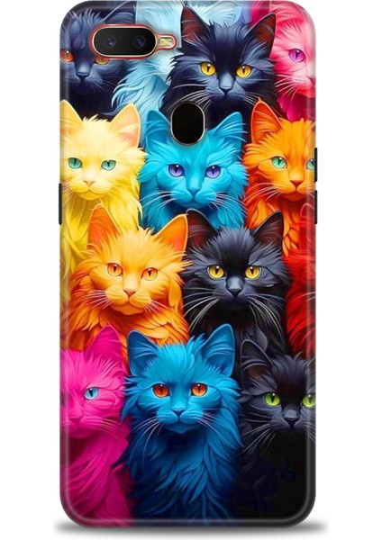 Oppo Ax7 Kılıf Hd Baskılı Kılıf + Seramik Tam Kaplayan Ekran Koruyucu 70