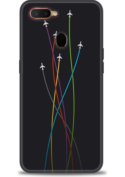 Oppo Ax7 Kılıf Hd Baskılı Kılıf + Seramik Tam Kaplayan Ekran Koruyucu 385