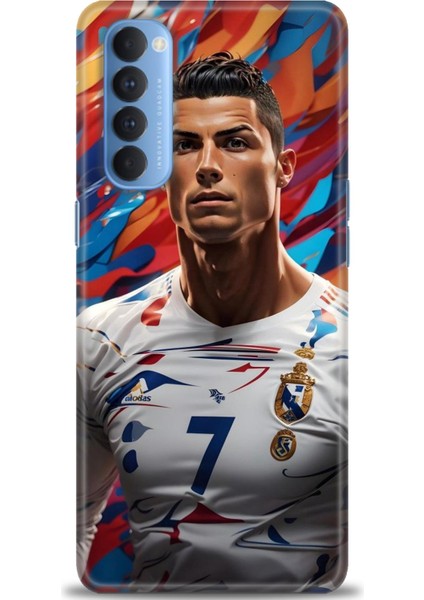 Oppo Reno 4 Pro Kılıf Hd Baskılı Kılıf + Seramik Tam Kaplayan Ekran Koruyucu 6