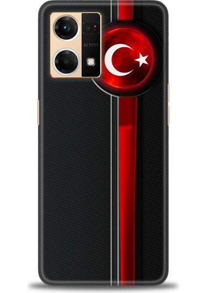 Oppo Reno 7 Kılıf Hd Baskılı Kılıf + Seramik Tam Kaplayan Ekran Koruyucu 32