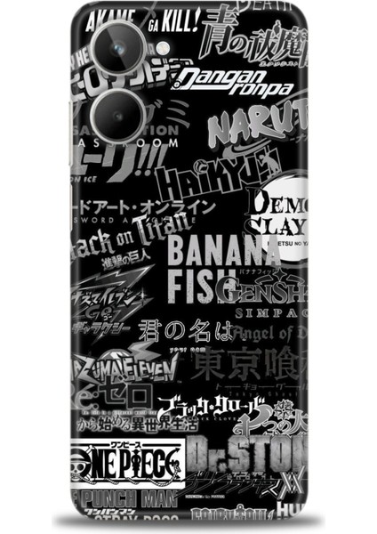 Realme 10 4g Kılıf Hd Baskılı Kılıf + Seramik Tam Kaplayan Ekran Koruyucu 201