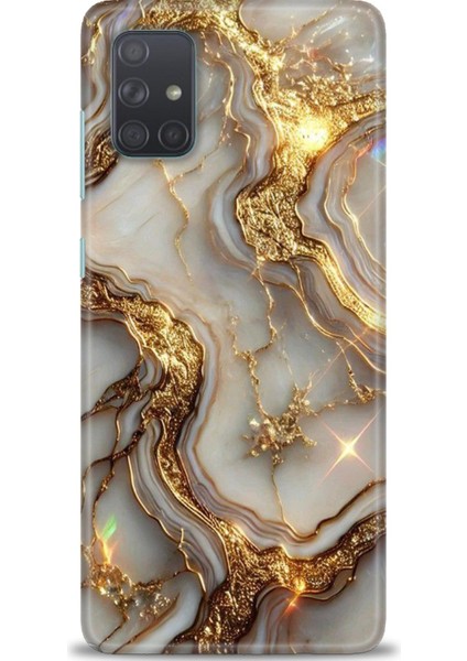 Samsung Galaxy A71 Hd Baskılı Kılıf + Seramik Tam Kaplayan Ekran Koruyucu 313