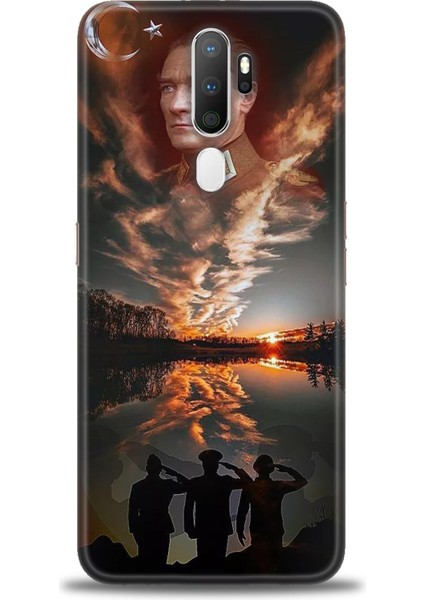 Oppo A5 2020 Kılıf Hd Baskılı Kılıf + Seramik Tam Kaplayan Ekran Koruyucu 26