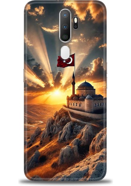 Oppo A5 2020 Kılıf Hd Baskılı Kılıf + Seramik Tam Kaplayan Ekran Koruyucu 229