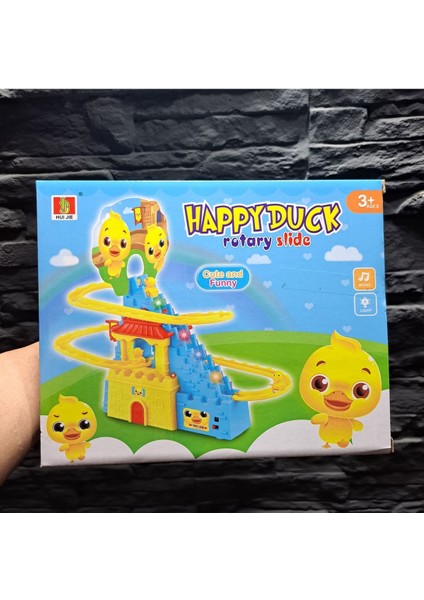 Oyuncak Ördekli Kaydıraklı Merdivenli Işıklı Sesli Müzikli Kendi Çıkar ve Kaydıraktan Kayan Ördekler indirimleri