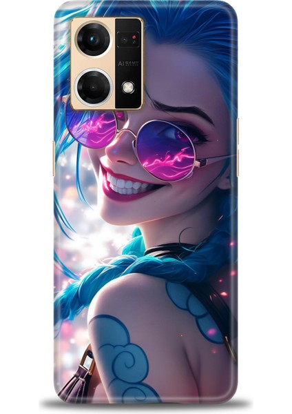 Oppo Reno 7 Kılıf Hd Baskılı Kılıf + Seramik Tam Kaplayan Ekran Koruyucu 274