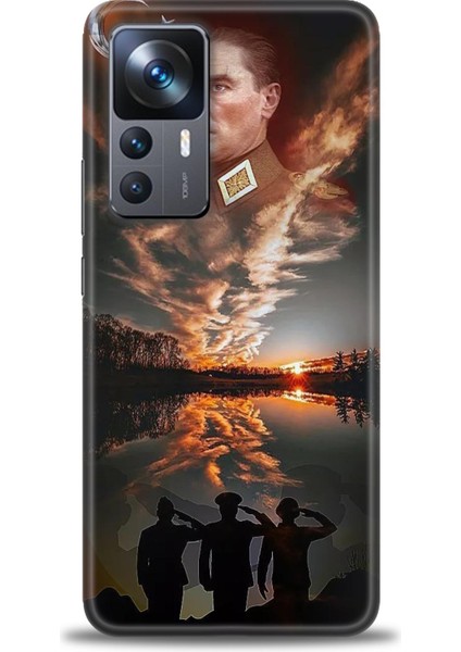 Xiaomi Mi 12T Pro Kılıf Hd Baskılı Kılıf + Seramik Tam Kaplayan Ekran Koruyucu 26