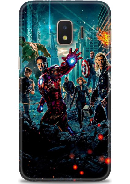 Samsung Galaxy J2 Core Hd Baskılı Kılıf + Seramik Tam Kaplayan Ekran Koruyucu 100