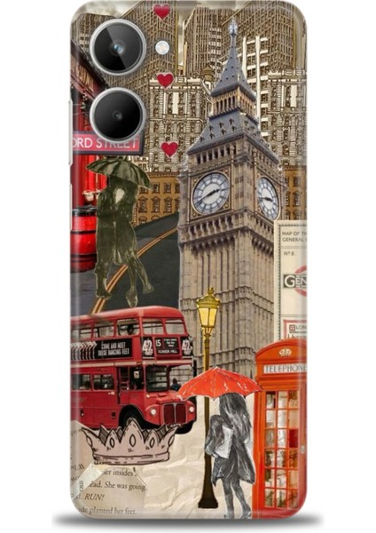 Realme 10 4g Kılıf Hd Baskılı Kılıf + Seramik Tam Kaplayan Ekran Koruyucu 266