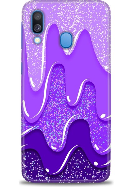 Samsung Galaxy A40 Hd Baskılı Kılıf + Seramik Tam Kaplayan Ekran Koruyucu 421