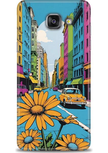 Samsung Galaxy A5 2016 Hd Baskılı Kılıf + Seramik Tam Kaplayan Ekran Koruyucu 449
