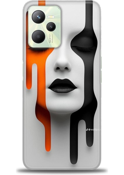Realme C35 Kılıf Hd Baskılı Kılıf + Seramik Tam Kaplayan Ekran Koruyucu 143