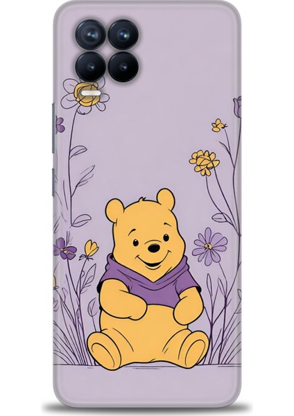 Realme 8 Kılıf Hd Baskılı Kılıf + Seramik Tam Kaplayan Ekran Koruyucu 55