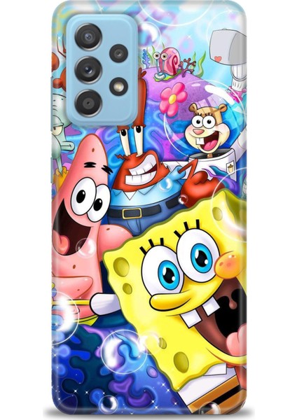 Samsung Galaxy A52S 5g Hd Baskılı Kılıf + Seramik Tam Kaplayan Ekran Koruyucu 455