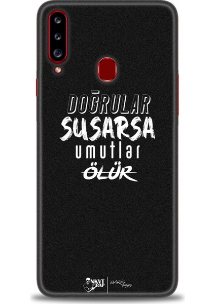 Samsung Galaxy A20S Hd Baskılı Kılıf + Seramik Tam Kaplayan Ekran Koruyucu 395