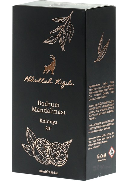 Bodrum Mandalinası Kolonya 100 ml