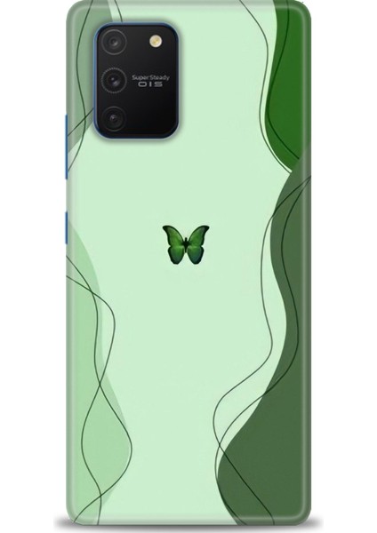 Samsung Galaxy A91 Hd Baskılı Kılıf + Seramik Tam Kaplayan Ekran Koruyucu 187