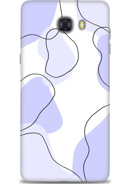 Samsung Galaxy C9 Pro Hd Baskılı Kılıf + Seramik Tam Kaplayan Ekran Koruyucu 178