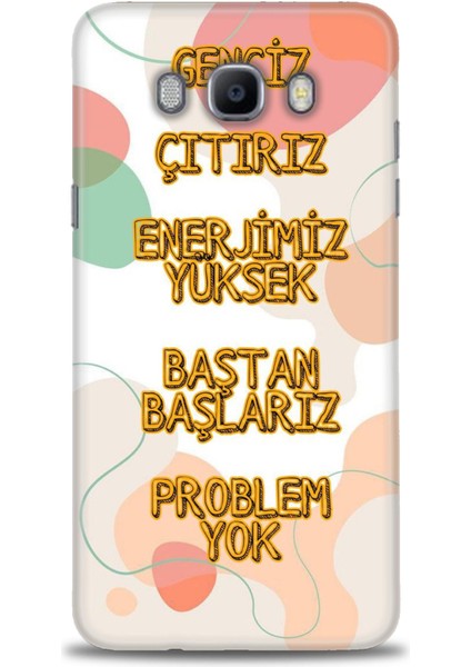 Samsung Galaxy J7 2016 Hd Baskılı Kılıf + Seramik Tam Kaplayan Ekran Koruyucu 170