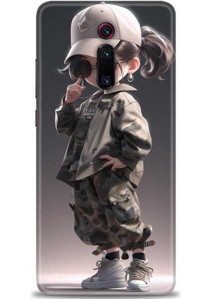 Xiaomi Mi 9t Kılıf Hd Baskılı Kılıf + Seramik Tam Kaplayan Ekran Koruyucu 254