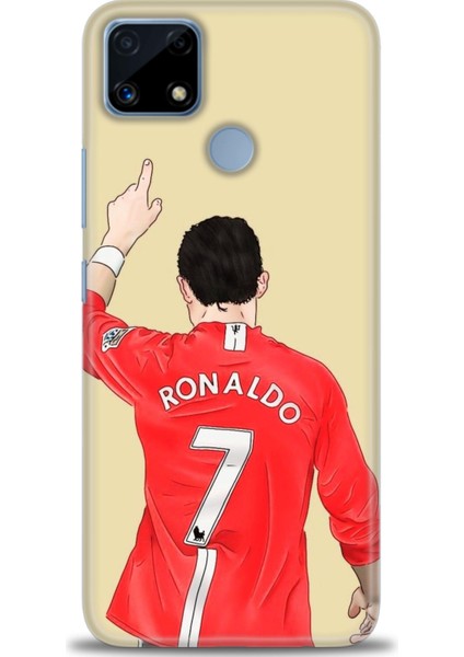 Realme C25 Kılıf Hd Baskılı Kılıf + Seramik Tam Kaplayan Ekran Koruyucu 3