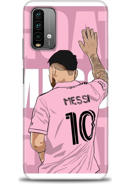 Xiaomi Redmi 9t Hd Baskılı Kılıf + Seramik Tam Kaplayan Ekran Koruyucu 16