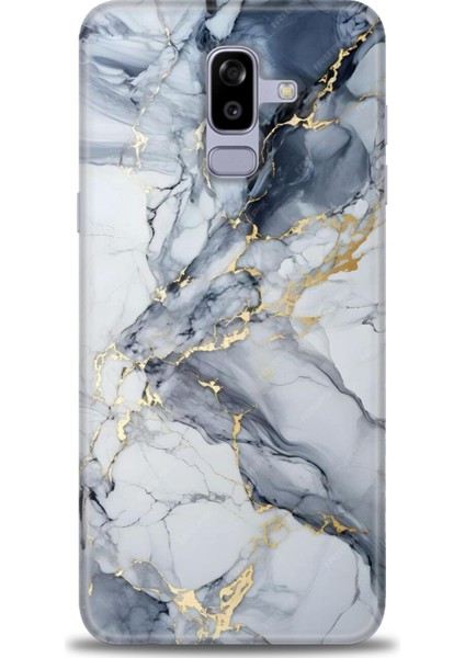 Samsung Galaxy J8 Hd Baskılı Kılıf + Seramik Tam Kaplayan Ekran Koruyucu 319