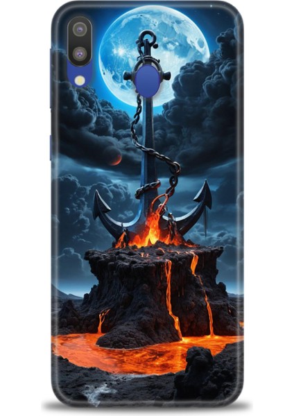 Samsung Galaxy A10S Hd Baskılı Kılıf + Seramik Tam Kaplayan Ekran Koruyucu 240