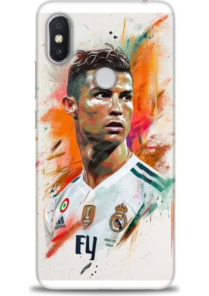 Xiaomi Redmi Note 6 Pro Hd Baskılı Kılıf + Seramik Tam Kaplayan Ekran Koruyucu 7